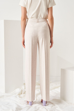 3973 Брюки женские (кремовый меланж)