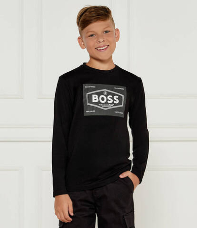 Лонгслив BOSS Kidswear - черный(J51221)