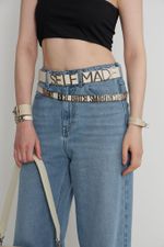 ТОНКИЙ РЕМЕНЬ НА КОБУРНЫХ КНОПКАХ SRB MILK