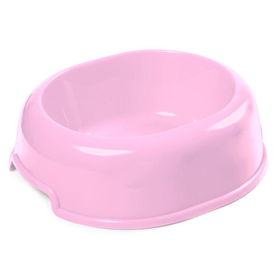 Миска пластиковая "Мармелад", розовая, 0,3л, Gamma