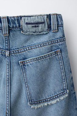 ZARA ДЖИНСЫ BAGGY, СИНИЙ