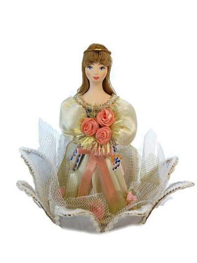 Кукла интерьерная Дюймовочка на лилии