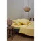 Комплект постельного белья из стираного перкаля светло-желтого цвета из коллекции essential, 200х220 см