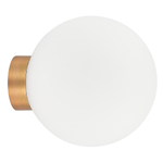 Светильник накладной MUNICH под лампу G9,  опаловое стекло,  основание цвета бронза,  D200xH220мм,  IP54