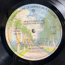 Винтажная виниловая пластинка LP The Grateful Dead, The Best Of The Grateful Dead: Skeletons From The Closet (Англия 1974)