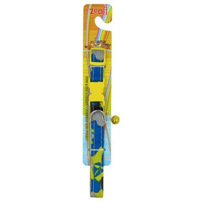 Ошейник пластик-косточка "Аква" 15 мм*40 см жёлтый  2179-10