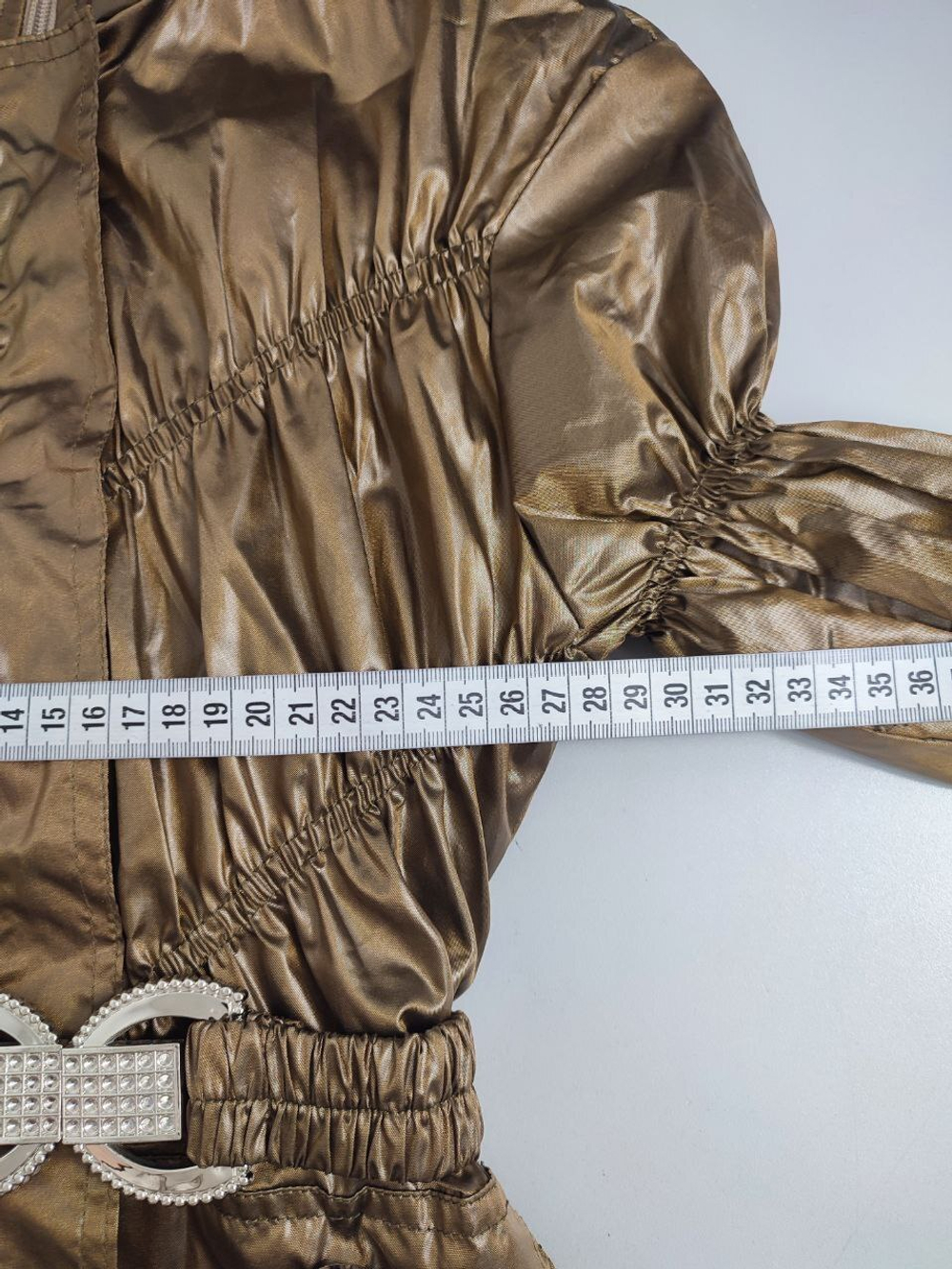 Куртка золотистая демисезонная 34 размер, новая