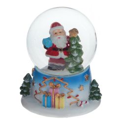 GAEM Фигурка декор в стекл шаре "Дед Мороз/Снеговик", D 4.5 см, L5,5 W5 H6 см, 2в.