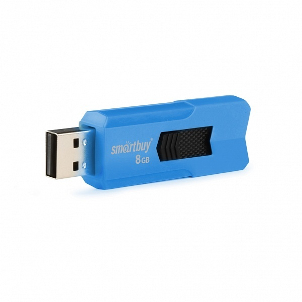 USB Флешка 8GB SmartBuy Stream, USB 2.0, синяя