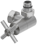 Вентиль Сунержа 3D правый крест (G 1/2" НР х G 3/4" НГ)