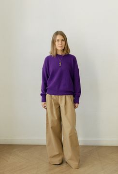 Джемпер Л.Т., 100% шерсть ягнёнка, цвет галактика.