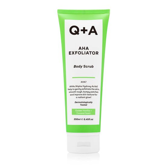 QABC0003: Скраб для тела Q+A, AHA Exfoliator Body Scrub, 250мл