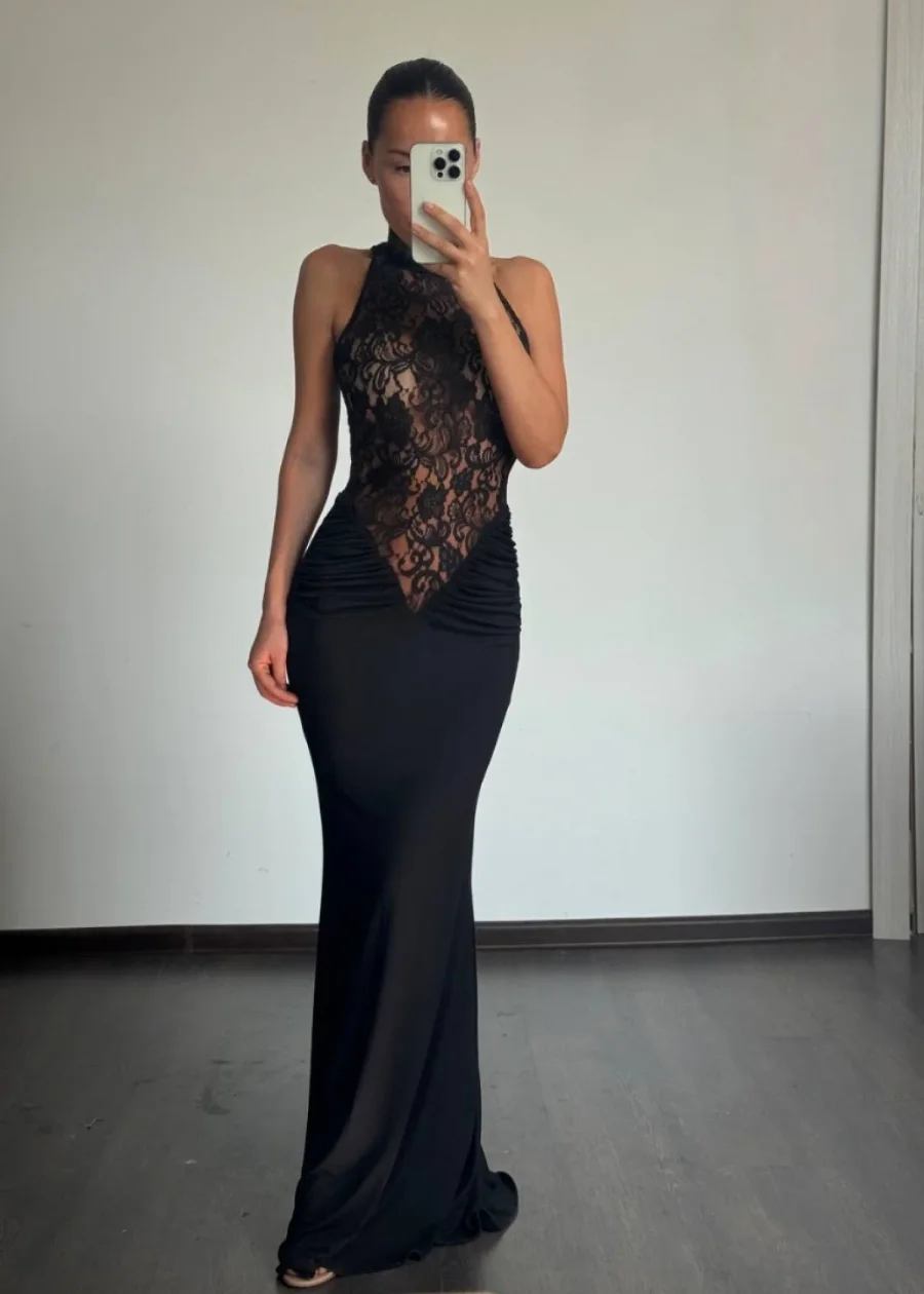 Платье "Огнеопасно", Черное