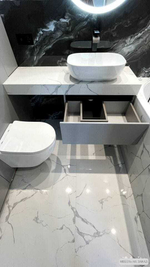 Тумба под раковину и шкаф в санузел