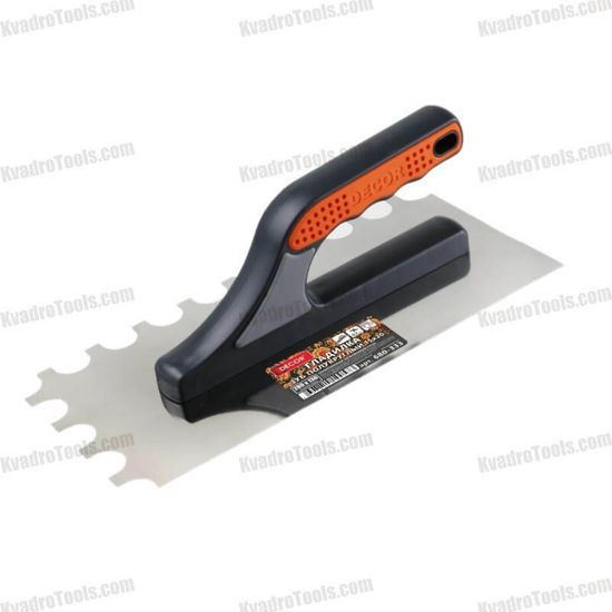 Гладилка DЕCOR полукруглый зуб 15х20 мм