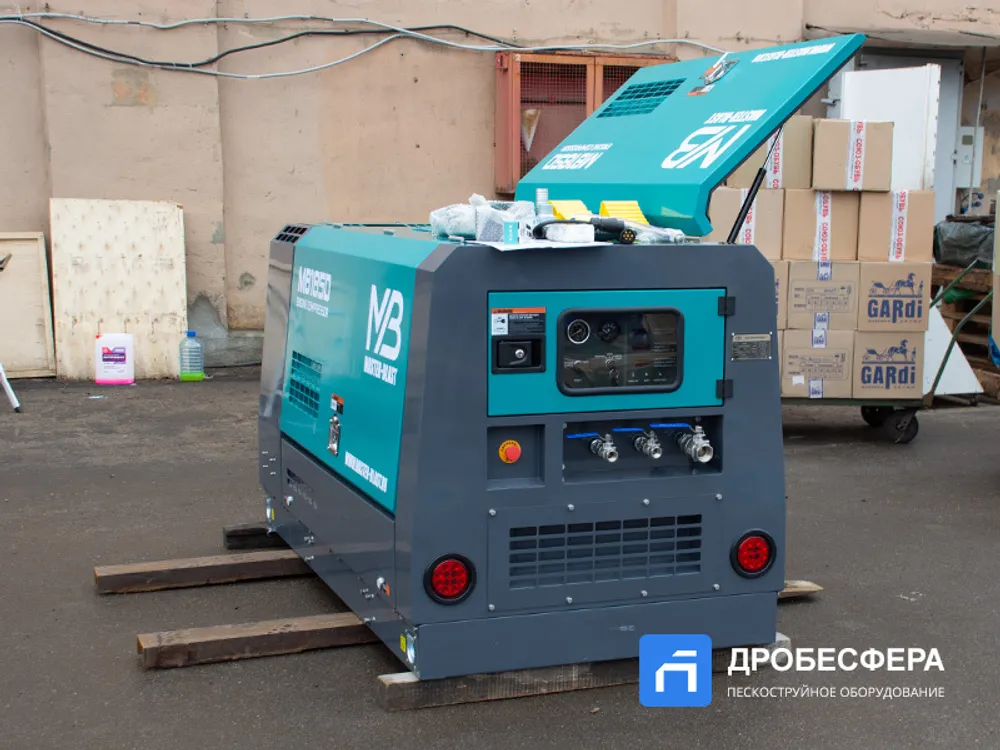 Дизельный винтовой компрессор MASTER BLAST MB185D+ АС