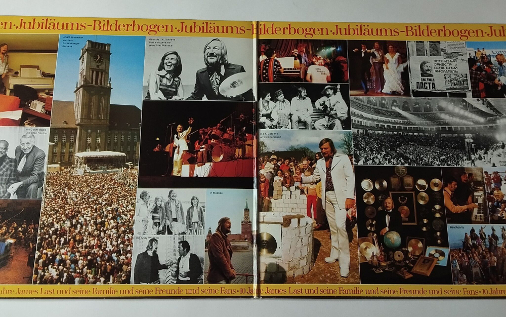 Винтажная виниловая пластинка LP James Last Джеймс Ласт Non Stop Dancing 20 (Germany 1975)
