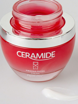 Farm Stay Ceramide Firming Facial Cream укрепляющий крем для лица с керамидами для сухой и нормальной кожи