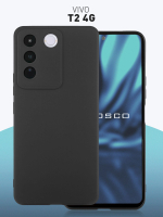 Чехол ROSCO для Vivo T2 (арт.VV-T2(4G)-COLOURFUL-BLACK )