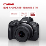 Беззеркальный фотоаппарат Canon EOS R100 Kit 18-45mm IS STM (уцененный)