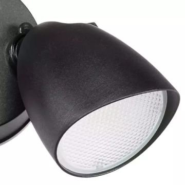 Настенный светодиодный уличный светильник 374237 3000К 10W черный Diva Lightstar