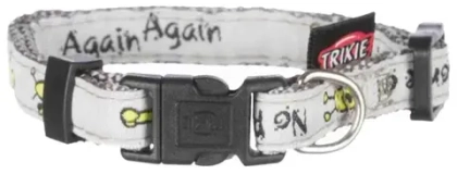 TRIXIE BUDDY Ошейник для щенков с поводком нейлоновый, размер XS-S, серый