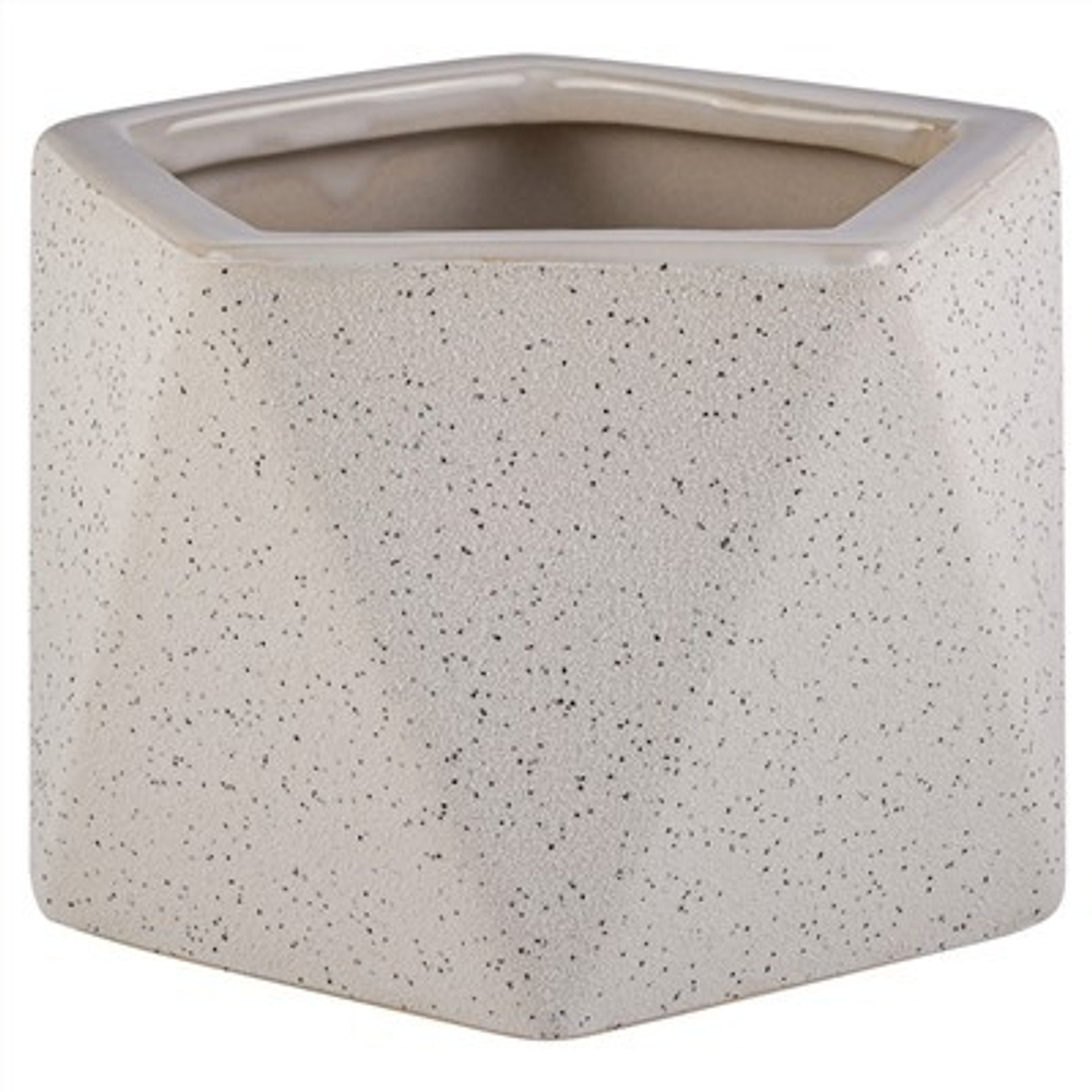 Кашпо (13*13*9см) цв.белый GK-64740