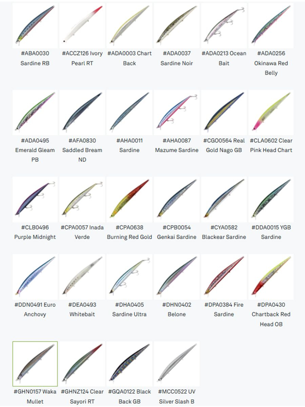 Воблер DUO Tide Minnow Slim 175 Flyer, DHA0405 Sardine Ultra, 175 мм, 29 г, тонущий, минноу
