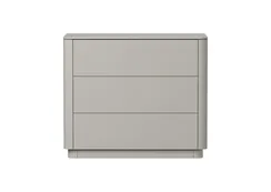 Комод Tammi 3 ящика ширина 90 см (серо-бежевый)