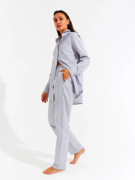 Брюки женские MINAKU: Home collection цвет серый, р-р 42