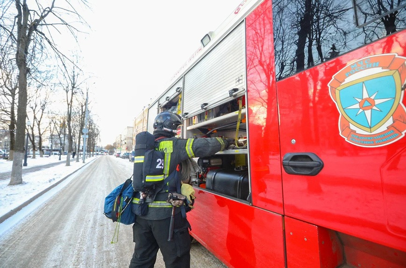 Пожарно‑тактические учения прошли в Балашихе