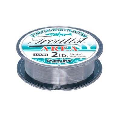 Леска для рыбалки SUNLINE Troutist AREA NY 100M 2.5LB/#0.5