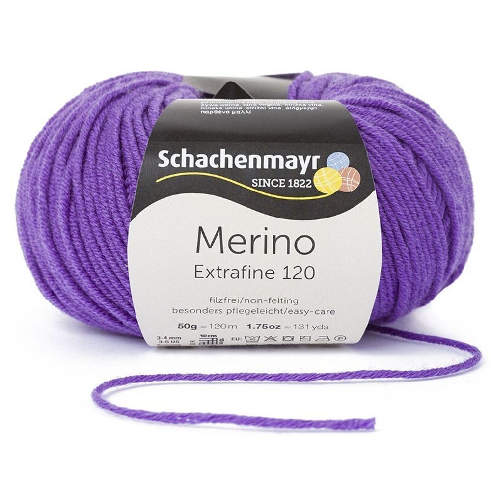 Пряжа Schachenmayr Merino Extrafine 120 (00147)