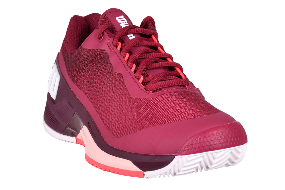 Женские Кроссовки теннисные Wilson Rush Pro 4.0 Clay W - красный