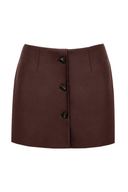 “Noir de Fleur” Юбка-шорты мини