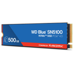 Твердотельный накопитель SSD 500GB WD Blue SN5100, NVMe, M.2 2280, PCI-E 4x4 [R/W - 6600/5600 MB/s]