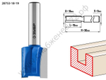 ЗУБР 18x19мм, хвостовик 8мм, фреза пазовая прямая