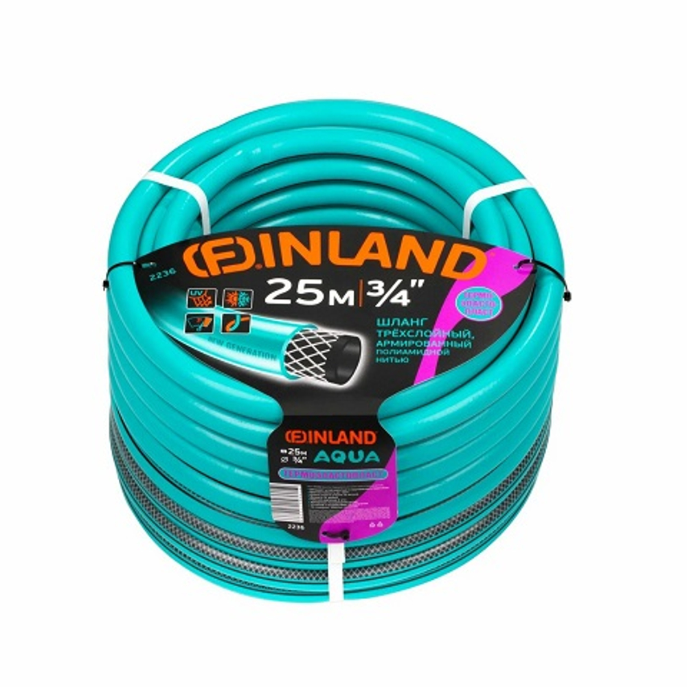 2236 Finland Aqua Шланг поливочный 25м