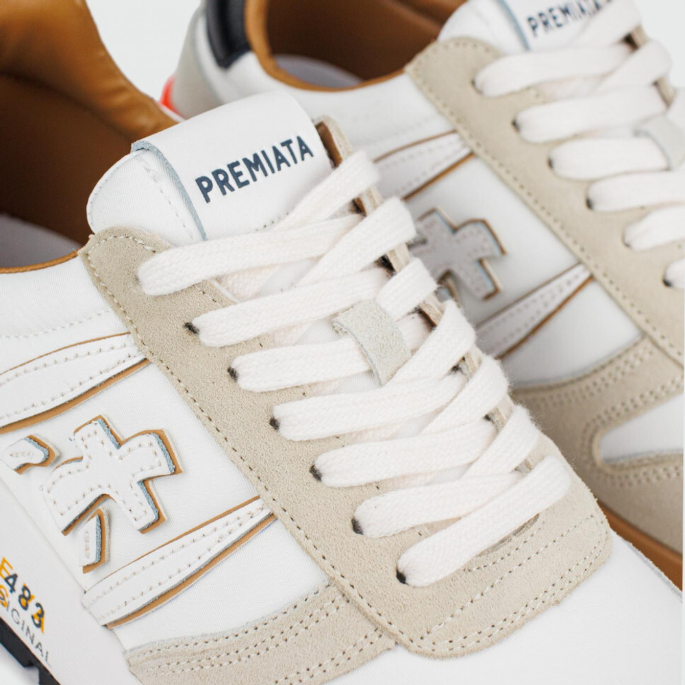 кроссовки Premiata Lander White / Grey