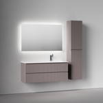 Тумба подвесная SANCOS Snob R правая 1195х445х500, c двумя ящиками оснащенными доводчиками, Doha Soft, арт.SNR120RSM