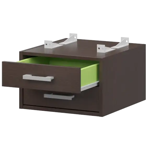 Тумба подвесная для столов на м/каркасе гл.600 мм АМТ2-02.60  432x470x296 Арго-М