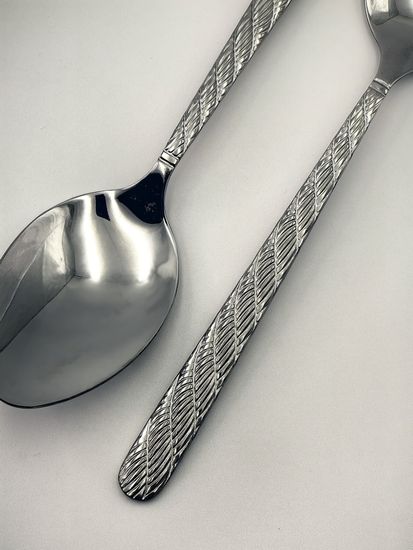 Набор столовых ложек 6 шт. из нержавеющей стали "Косичка"