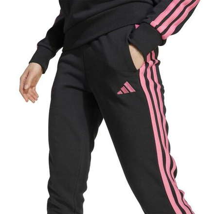Брюки для девочки Adidas Kids Essentials 3-Stripes - black/pink fuchsia