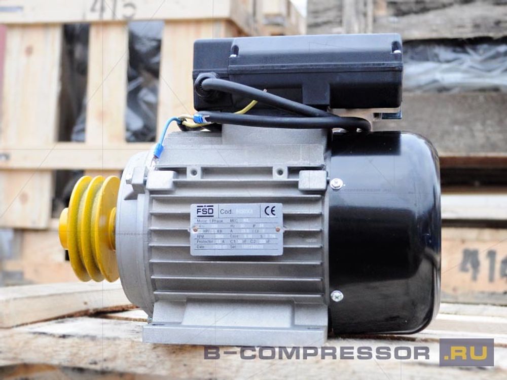 Электродвигатель для компрессора 220в 2.2 квт фото вид сбоку
