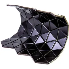 Reno Black matt Мозаика из керамогранита Bonaparte черный темный узор