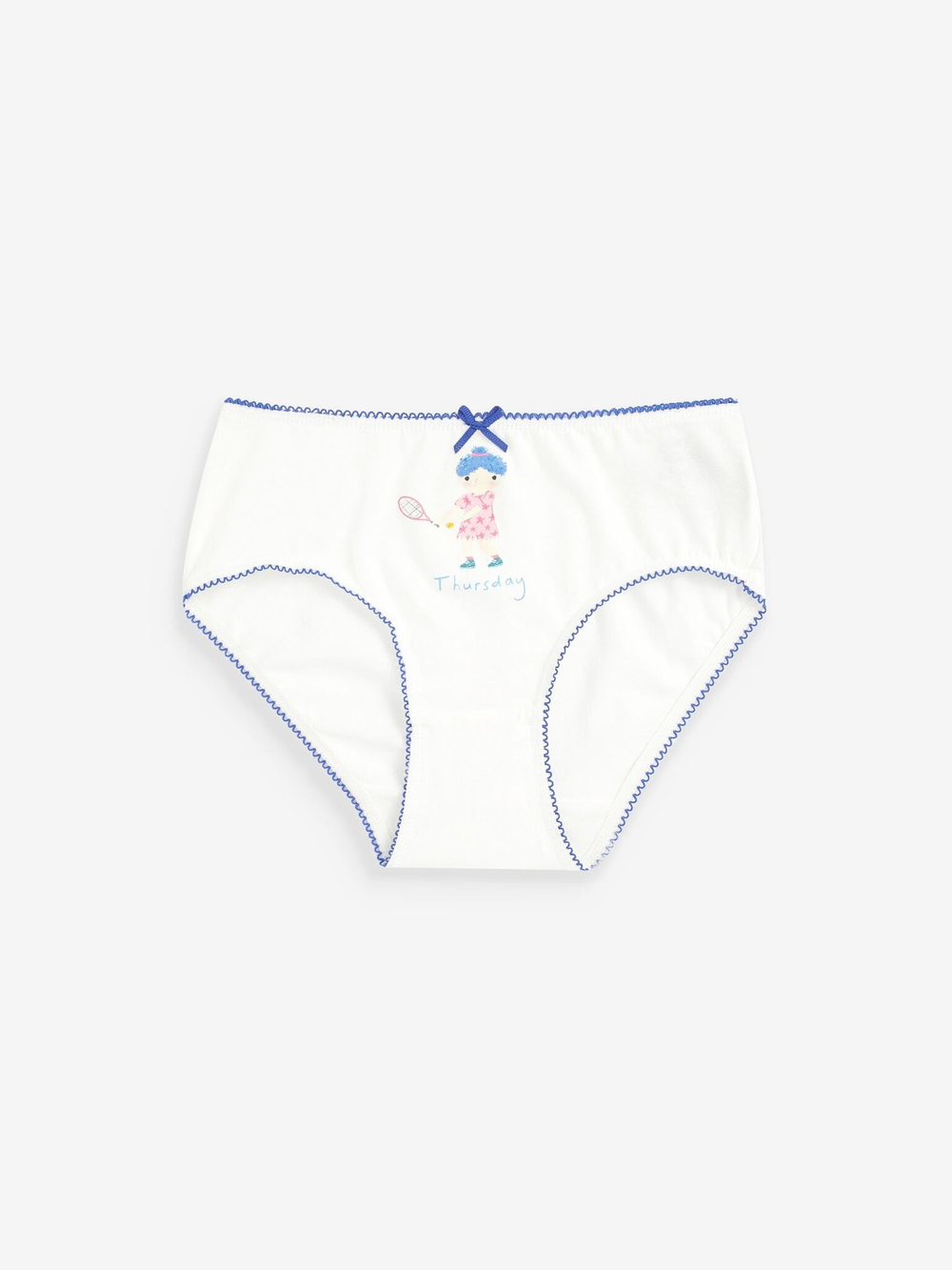 Трусы для девочки Next 166-037, 7 шт., Белый