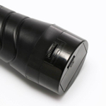 Мастурбатор-вагина в колбе с вибрацией (Цвет: телесный с черным)