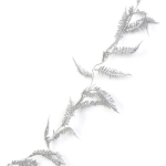 Украшение новогоднее «Сияющий папоротник» 1,80 м, Серебро