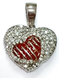 "Эстерелла" - ювелирная подвеска из чистого серебра 925-й пробы