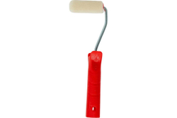 Мини-валик Зубр "ЭКСПЕРТ" "ВЕЛЮР", 100% шерсть, ворс 4мм, ручка 6мм, d=15/70мм 03536-07